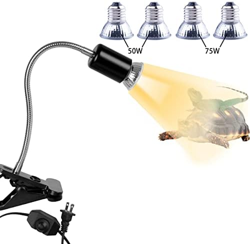 מנורת חום Tslive, נורת UVB, מתקן תאורה של UVB Tslive, UVA UVB TSlive Light, מנורת חימום צב מימית,