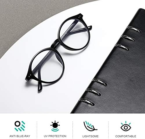 3 חבילה כחול אור חסימת משקפיים נשים וגבר מחשב משקפיים מסגרת משקפיים