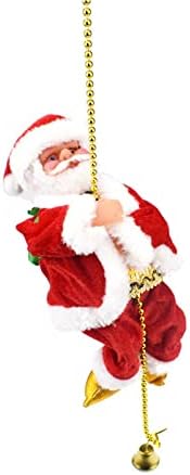 חג המולד טוורקינג מוסיקלי בובת פעלולים סנטה חשמלי פעלולים מתנה 3 יחידות עם חג המולד מגפי קישוט