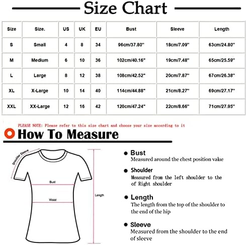 טוניקות קיץ לנשים קושרות צמרות צבע - חולצות זורמות לנשים צמרות V שרוול קצר שרוול קיץ עליון טיול חולצות טי