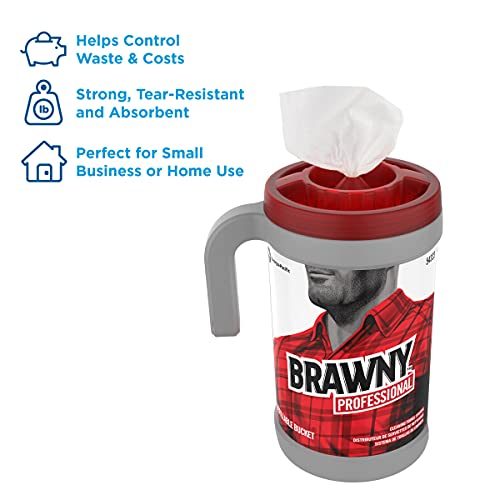 Brawny® Professional Cleaning Cull Starter ערכת Starter מאת GP Pro, 54320, 1 דלי ו -2 לחמניות מרכזיות