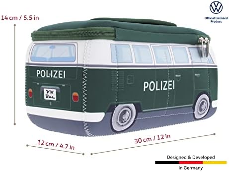 אוסף Brisa VW - פולקסווגן ניאופרן תיק אוניברסלי לאיפור, נסיעות, קוסמטיקה בסמבה אוטובוס T1 קמפר ואן עיצוב