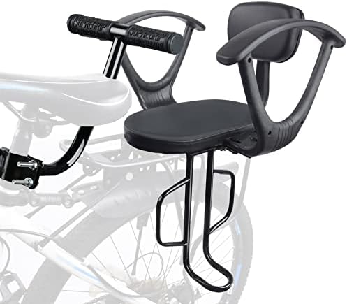 מושב אופניים אחורי של OUSEXI עם משענת גב עבה, עיצוב מושב אופניים אחורי לילדים לילדים בני שנתיים