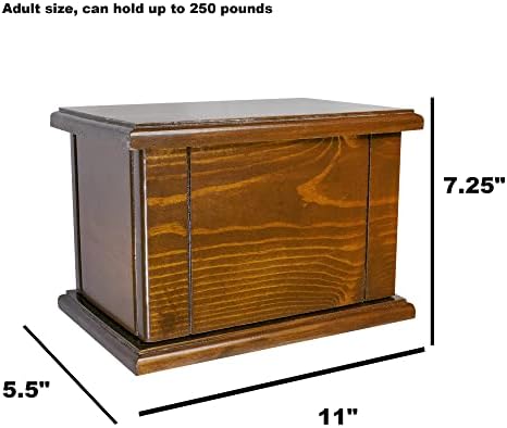 URN CREMATION, URN LUNEREL WOOD, SUNSET ו- VALLEY URN עם התאמה אישית בהתאמה אישית