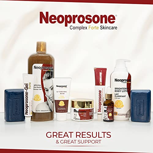 Neoprosone, קרם התבהרות של עור - 3.4 פלורידה / 100 מל - קרם לחות לגוון עור לא אחיד, לגוף הפנים,