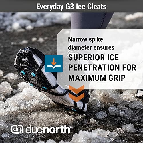 עקב צפון יומיומי G3 - סוטי קרח לריצה והליכה על שלג - אחיזות נעלי משיכה בחורף - לגברים ונשים