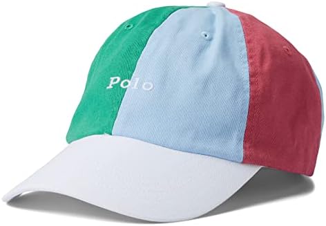 פולו ראלף לורן כובע כדור צ ' ינו חסום בצבע לגברים