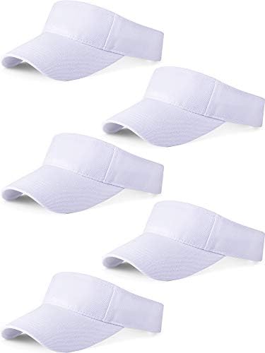 5 חלקים ספורט ללבוש מגן אתלטי שמש מגן כובע מתכוונן גברים נשים סאן ספורט כובע כובע