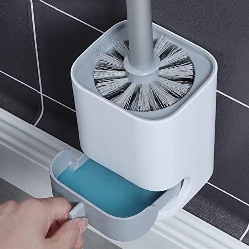 מברשת מברשת אסלה של Zukeems מברשת מברשת שירותים ניתנת לניקוז קיר מברשת ניקוי רכבה על WC כלים לניקוי