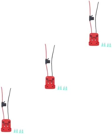 Doitool 3pcs מתאמים חשמליים ממרת חשמל עבור מתאם סוללות DIY ממרת חשמל עבור RC צעצוע סוללה סוללה מחבר