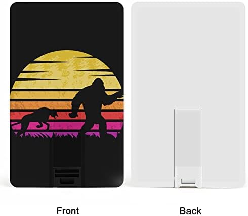 Yeti ו- Cheetah Sunset Retro Drive USB 2.0 32G & 64G כרטיס מקל זיכרון נייד למחשב/מחשב נייד