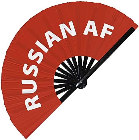 לאום AF לאום רוסית מעגל במבוק מתקפל מעגל מעריצי יד רוסית כ- Fuck Fab Guft Gear Gear Gifts פסטיבל