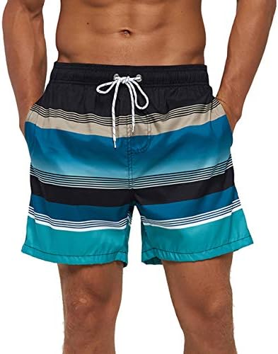 גזעי שחייה של מגני המשי מגזרים בגודל 5 אינץ 'מכנסיים קצרים בקיץ בגדי ים בגדי ים בגדי ים עם כיסים