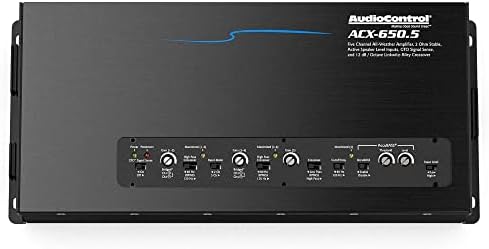 AudioControl ACX-650.5 כל מגבר 5 ערוצי מזג האוויר, IPX6 המדורג לשימוש חיצוני של סירה/טרקטורון/UTV/אופנוע. ניהול