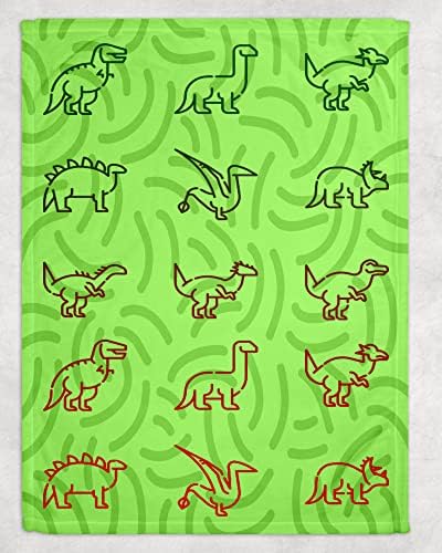 דפוס שמיכה, דפוס שמיכה לתינוק, דינוזאור