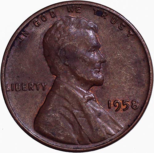 1958 לינקולן חיטה סנט 1 סי מאוד בסדר
