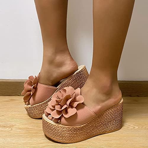נעלי בית לנשים חיצוני מקורה חיצוני סנדלי נשים בוהן פתוח נעלי בית לנשים בית נעלי נסיעות כפכפים טריז