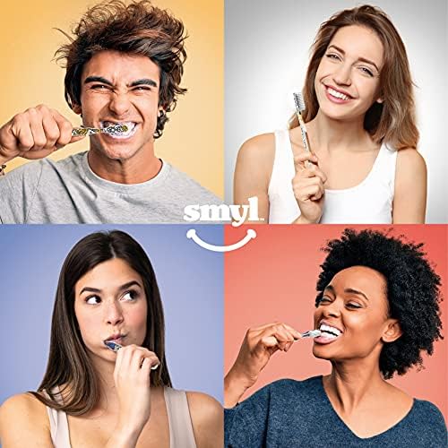 מברשת שיניים מחמלת ביו -שואלת, מברשות שיניים רכות למבוגרים עם זיפי ניילון, טיפול בפה והסרת פלאק,