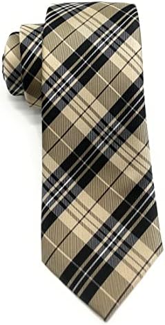 עניבות משובצות משובצות סקוטיות לגברים-עניבה ארוגה-עניבות גברים עניבת צוואר