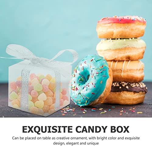 מכולות קאפקייקס של Upkoch קופסאות ממתקים ברורות טובות מסיבות עם מכולות אחסון עוגיות סוכריות סרטים למתנות