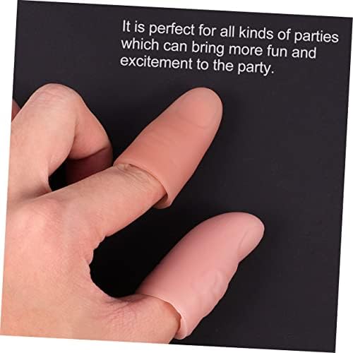 צעצועים 20 יחידות סימולציה של שרוול אצבעות אצבע אצבע אצבע מזויפת אצבע אצבע מתנה אצבע אביזרים טריקים