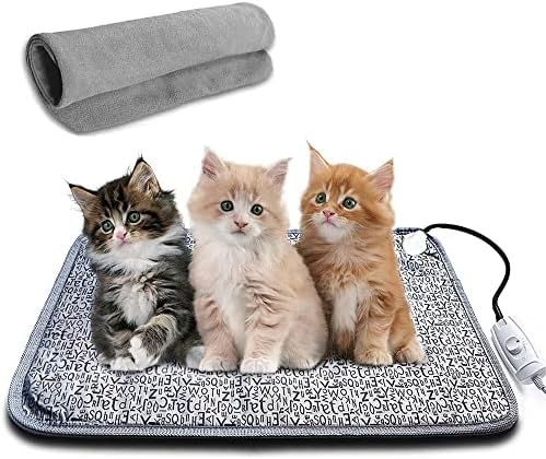 כרית חימום של חיות מחמד של Wowoha לחתולים מחצלת מיטה מחוממת חשמלית לקיטי כרית התחממות חתולים אטומים