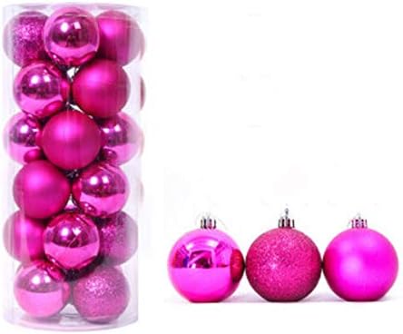 תליון כדור לחג המולד, תליוני עץ חג המולד דקורטיביים אטומים דקורטיביים תלויים 40 ממ Baubles Baubles