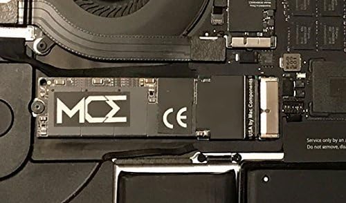 MCE Technologies 256GB SSD עבור MacBook Pro בלבד: PCIE 4 LANE NVME 8.0GT/S SSD שדרוג פלאש - 2900MB/S