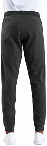 מכנסי ג ' וגינג צמר של אנשי הכושר לגברים עם כיסים עמוקים בסגנון רופף
