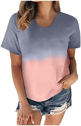 חולצות T לנשים בקיץ סתיו סתיו שרוול קצר צווארון צווארון שיפוע חולצות מפוסות גרפיות חולצות בנות בגדים טרנדיים