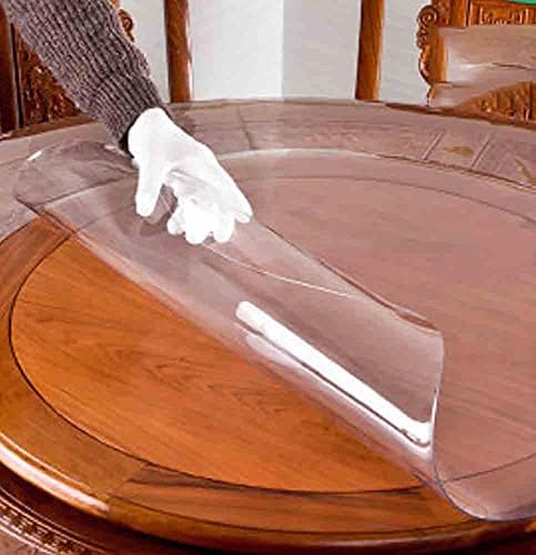 פרקלה עגולה עגולה מפלסטיק שולחן שולחן שולחן מגן ריהוט עיגול כיסוי ויניל עמיד למים PVC עמיד חום