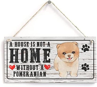 רועה כלב עץ שלט עץ ציטוט הומוריסטי בית הוא לא בית ללא חובב כלבים חותם על חווה בית חווה בית חווה מודרני דלת