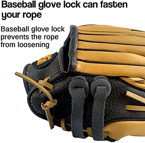מנעול כפפות לינגי בייסבול 6 חבילה, מתאים לכל הכפפות, נעילת כפפות איכותית לכפפת בייסבול