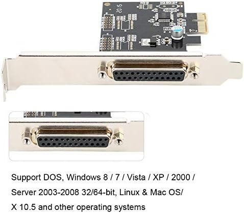 PCI אקספרס כרטיס יציאה מקביל יחיד, PCIE למקביל PORT CART PRINT PRINT LPT, למדפסות, מתכנתים, סורקים וכו