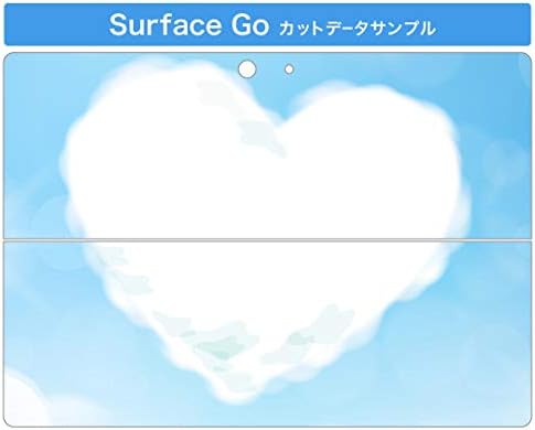 כיסוי מדבקות Igsticker עבור Microsoft Surface Go/Go 2 אולטרה דק מגן מדבקת גוף עורות 001442 Heart Cloud