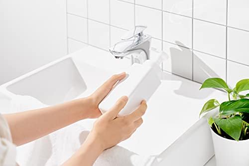 מתקן לסבון יד קצף אובד סט 2 יחידות - מתקן לסבון פלסטיק 17 עוז/500 מיליליטר-משאבת מתקן לסבון עמיד במיוחד-ידידותי