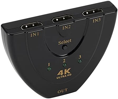 SXYLTNX HDMI SWITCHER SPLITTER 3 PORT MINI MINI 4K2K CONVERTER 1080P עבור DVD HDTV PC מקרן ב-