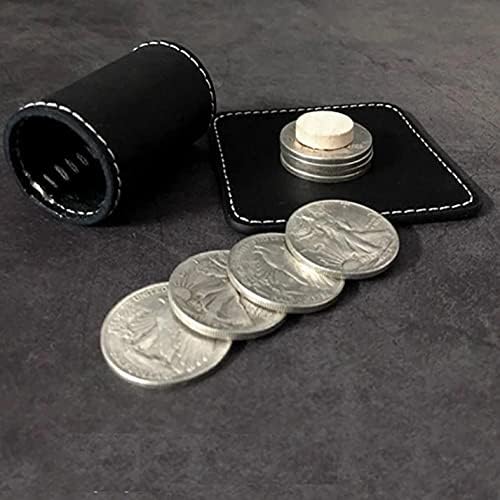 צילינדר ZQION ומטבעות מאת Oliver Magic Classic Coin Magic Trick