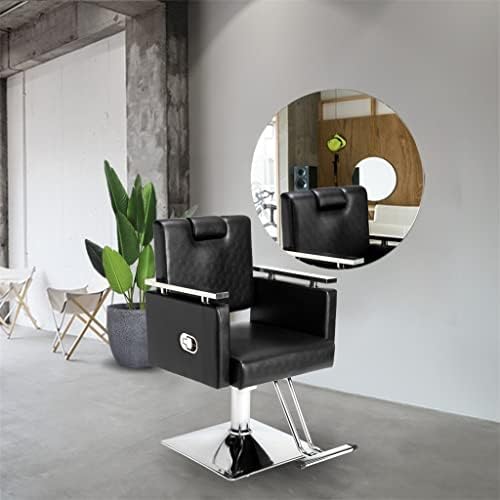 ספר כיסא שכיבה תספורת כיסא כיכר בסיס שיער כיסא סלון יופי כיסא שחור