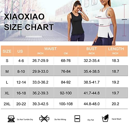 גופיות אימון של Xiaoxiao לנשים רופפות בכושר פתוח יוגה יוגה לנשים ללא שרוולים טנק שרירים חדר כושר