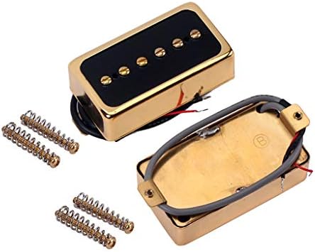 סט פיקאפ פ90, אלניקו נגד גשר סליל יחיד וטנדרים צוואר לגיטרה חשמלית בגודל הומבקר בסגנון לס פול פ90