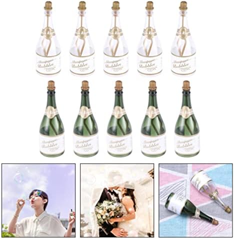 בועות חתונה בקבוקי 12 יחידות שמפניה בועת בקבוק בקבוק חתונה מסיבת חתונה מעדיפה בועת חתונה בועות חגיגת