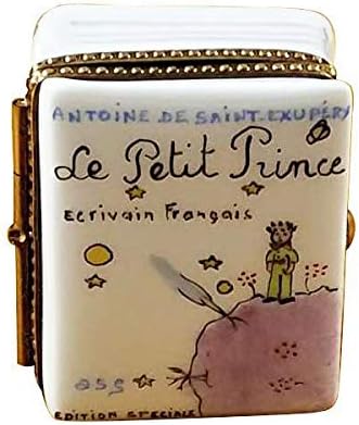 לימוגס ספר הנסיך לה פטי הנסיך הקטן - קופסאות לימוגיות אותנטיות - צלמיות חרסינה צרפתיות שומרות על מזכרת