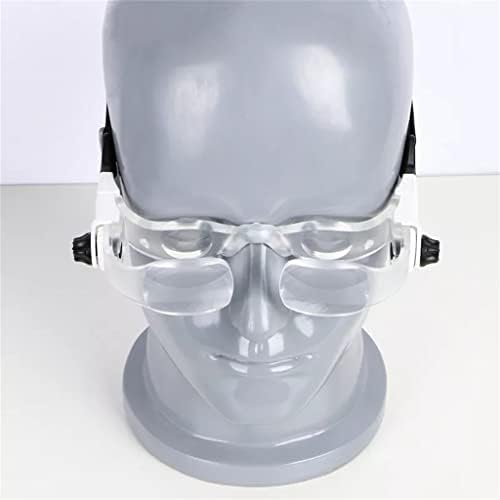 משקפיים עם מעמד טלוויזיה זכוכית מגדלת 3.8 ראש עם מחזיק טלפון ומארז משקפיים