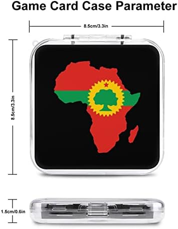 אורומו דגל על המפה של אפריקה משחק כרטיס אחסון מקרה קשה מגן ארגונית תיבת עבור נינטנדו מתג
