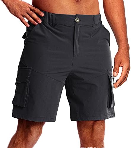 מכנסיים קצרים לגברים ספורט כותנה כותנה פשתן מכנסיים קצרים מזדמנים מכנסיים קצרים בכיס פיג'מה