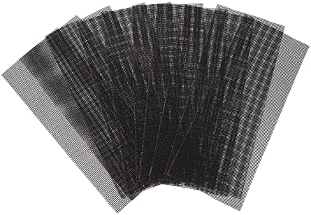 באנגו 10 יחידות ריהוט עץ ליטוש טפיחות חול נייר זכוכית ג'רד רשת יבשה לניירות רצפה רפידות מתכת