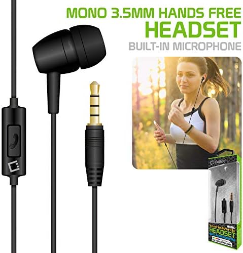 Pro Mono Earbud תואם ללא ידיים עם סמסונג SM-T335 עם מיקרופון מובנה ושמע בטוחים וברורים פריכים!