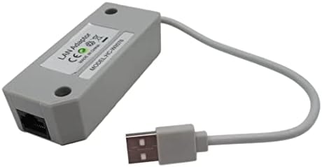 מתאם רשת Ethernet אפור WGL אפור 10/100 מגהביט לשנייה מתאים עבור Nintendo Wii/Wii U/Switch