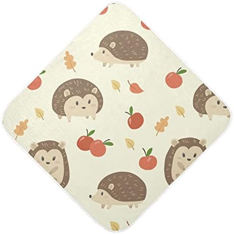 VVFELIXL מגבת ברדס לתינוקות קיפודים חמודים תפוחים סופגים מגבות לתינוקות כותנה מגבת רחצה רכה לתינוק,